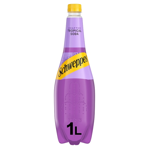 Schweppes Tropical Soda 1Ltr pack shot