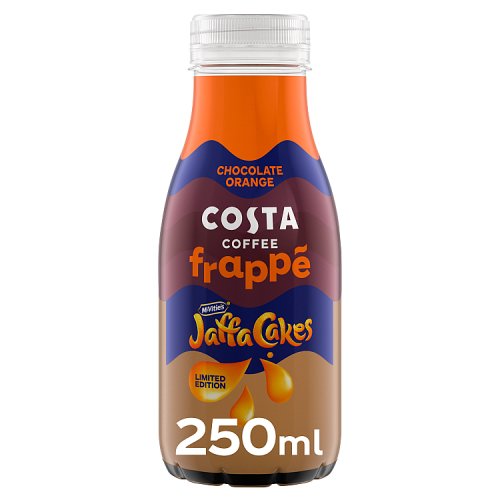Costa Coffee Frappe Jaffa Cake 250ml pack shot