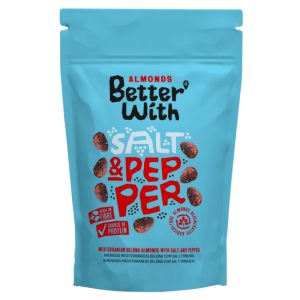 Better With Salt & Pepper Almonds 120g pack shot