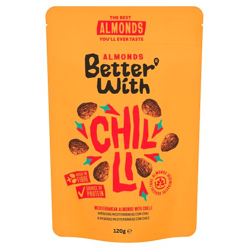 Better With Chilli Almonds 120g pack shot