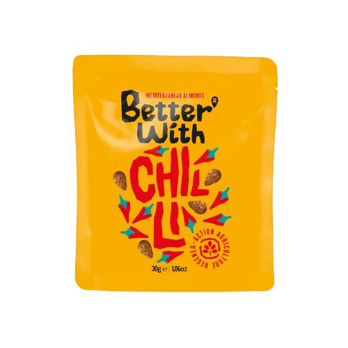 Better With Chilli Almonds 30g pack shot