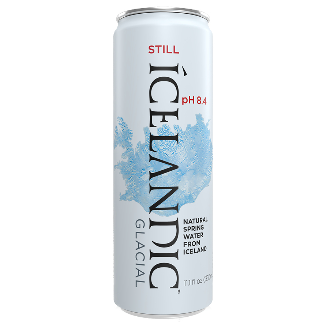 Icelandic Glacial Water Can Still 330ml pack shot