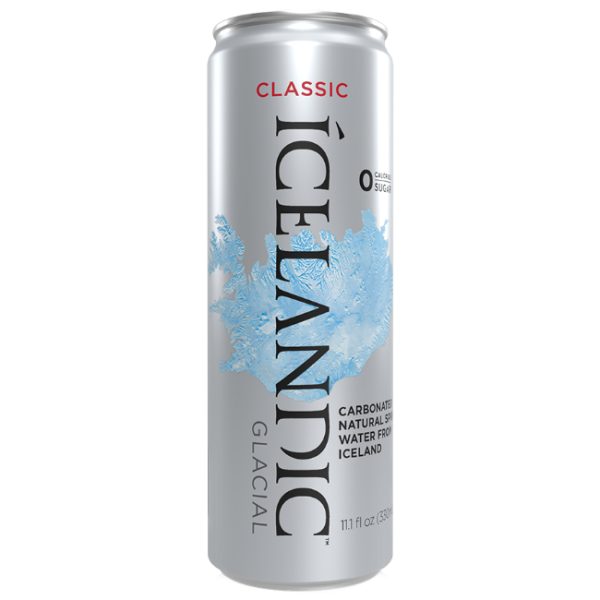 Icelandic Glacial Water Sparkling Can 330ml pack shot