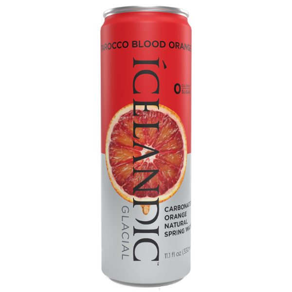 Icelandic Glacial Water Can Blood Orange 330ml pack shot