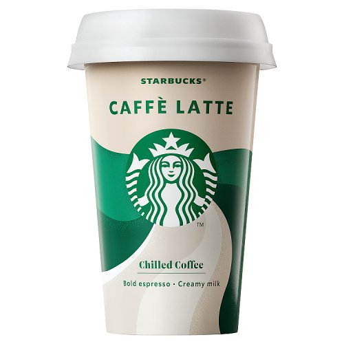 Starbucks Chilled Cup Cafe Latte 220ml pack shot