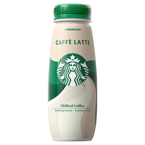 Starbucks Caffe Latte Iced Coffee PET 220ml pack shot