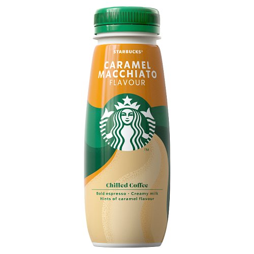 Starbucks Caramel Macchiato Coffee PET 220ml pack shot