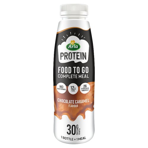 Arla Protein Food To Go Chocolate Caramel 500ml pack shot