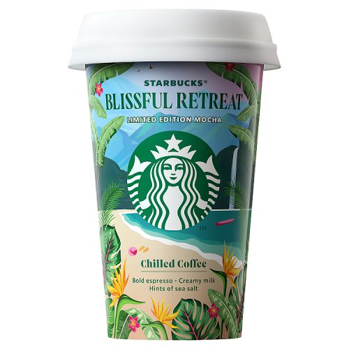 Starbucks Chilled Cup Blissful Retreat (Mocha With Sea Salt) 220ml pack shot