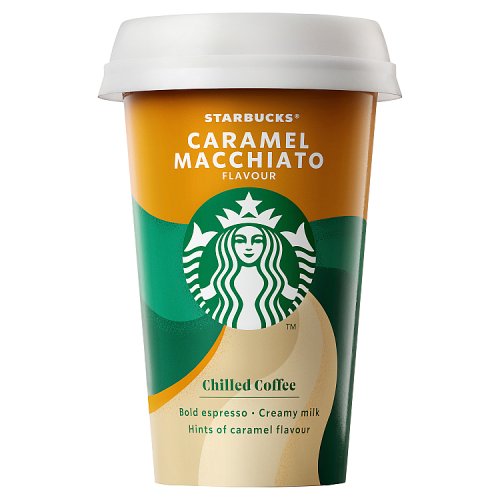 Starbucks Chilled Cup Caramel Macchiatto 220ml pack shot