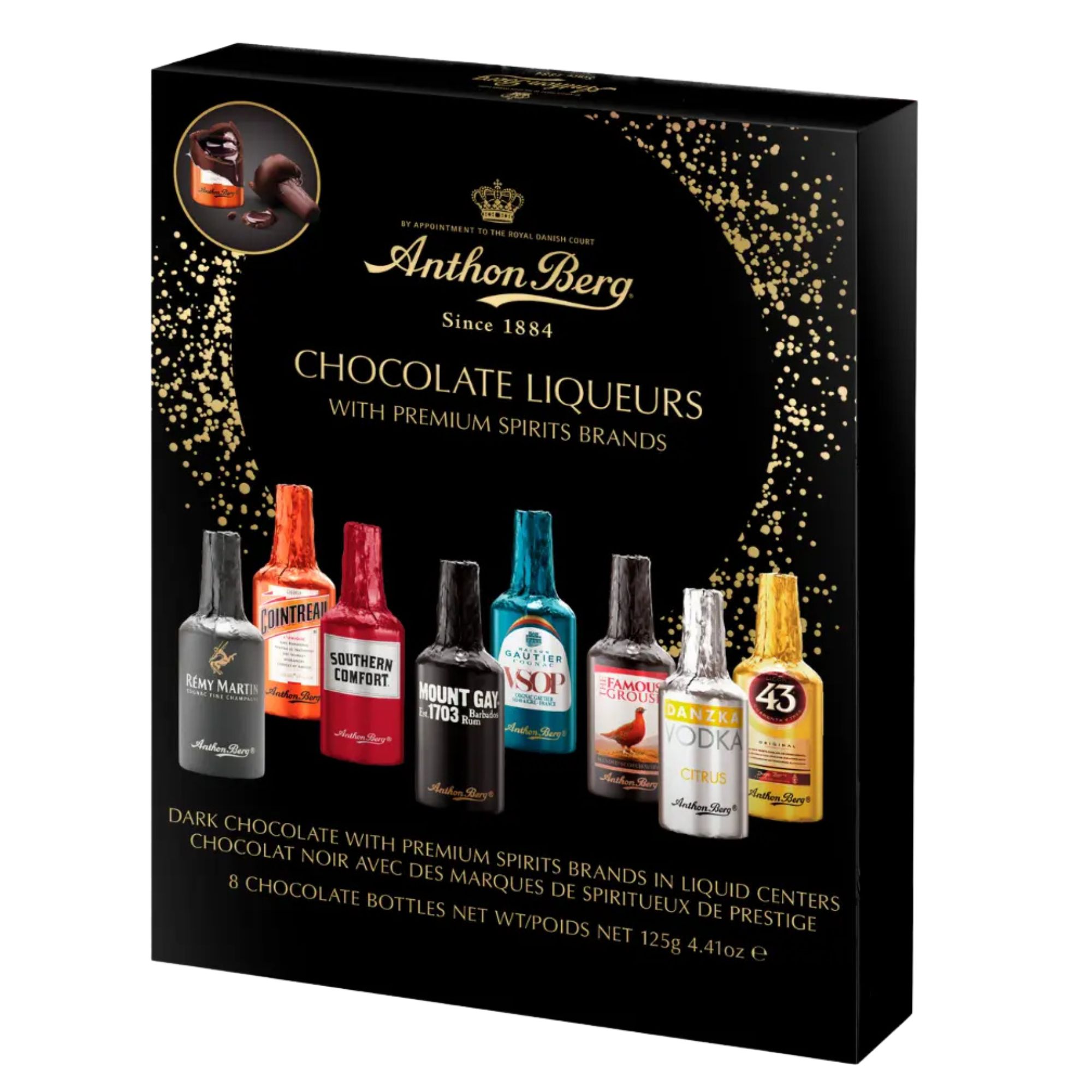 Anthon Berg Chocolate Liqueurs 8s 125g pack shot