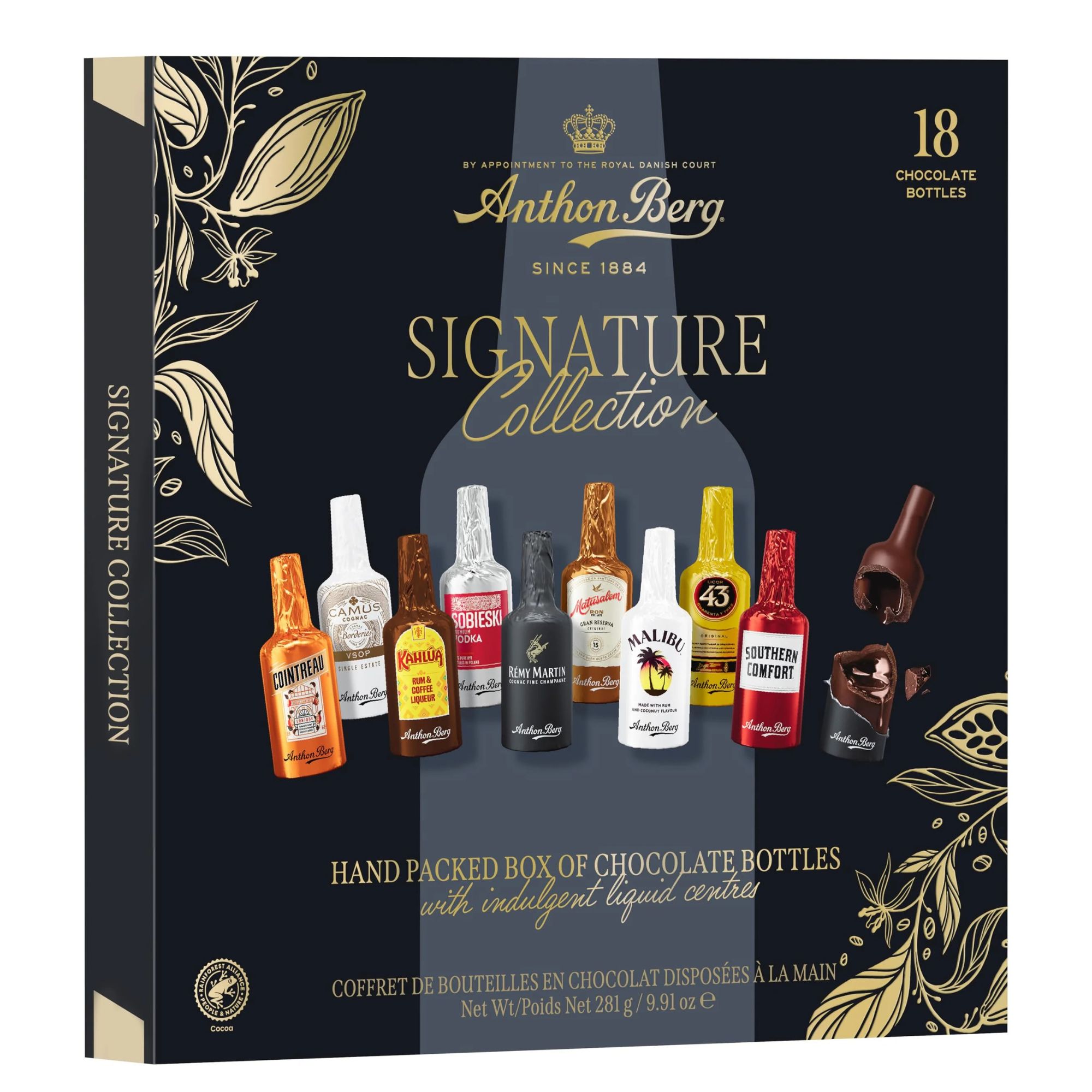 Anthon Berg Chocolate Liqueurs 18 281g pack shot