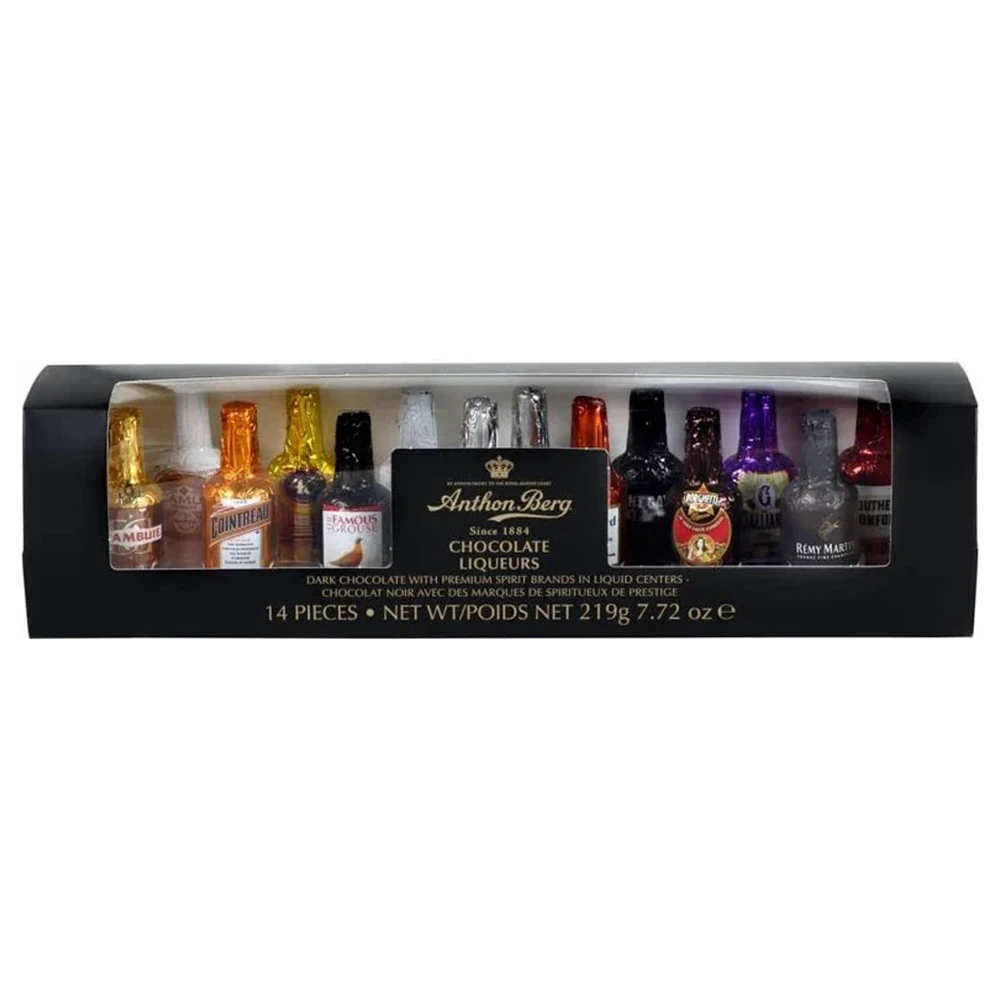 Anthon Berg Chocolate Liqueurs 14s 218g pack shot