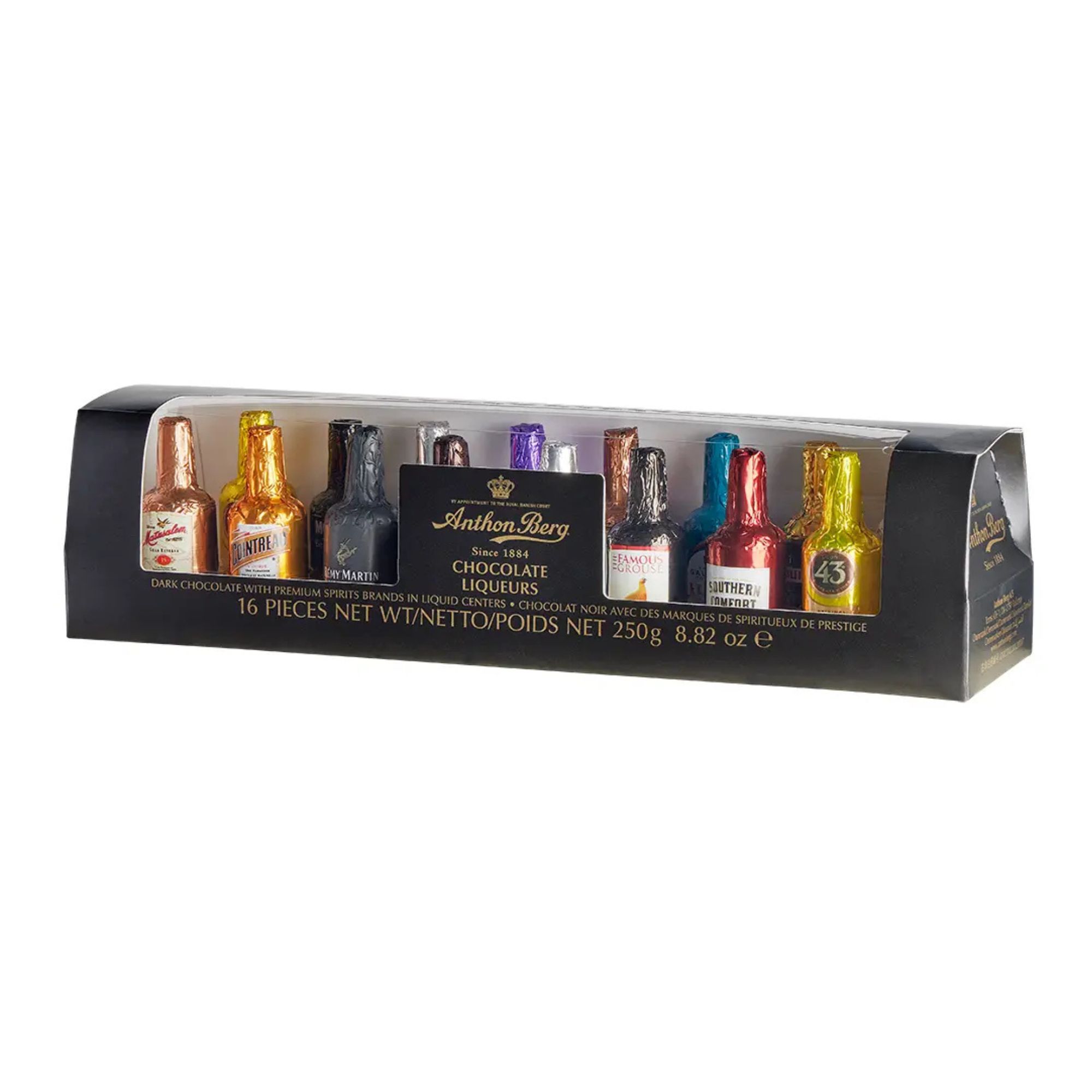 Anthon Berg Chocolate Liqueurs 16s 250g pack shot