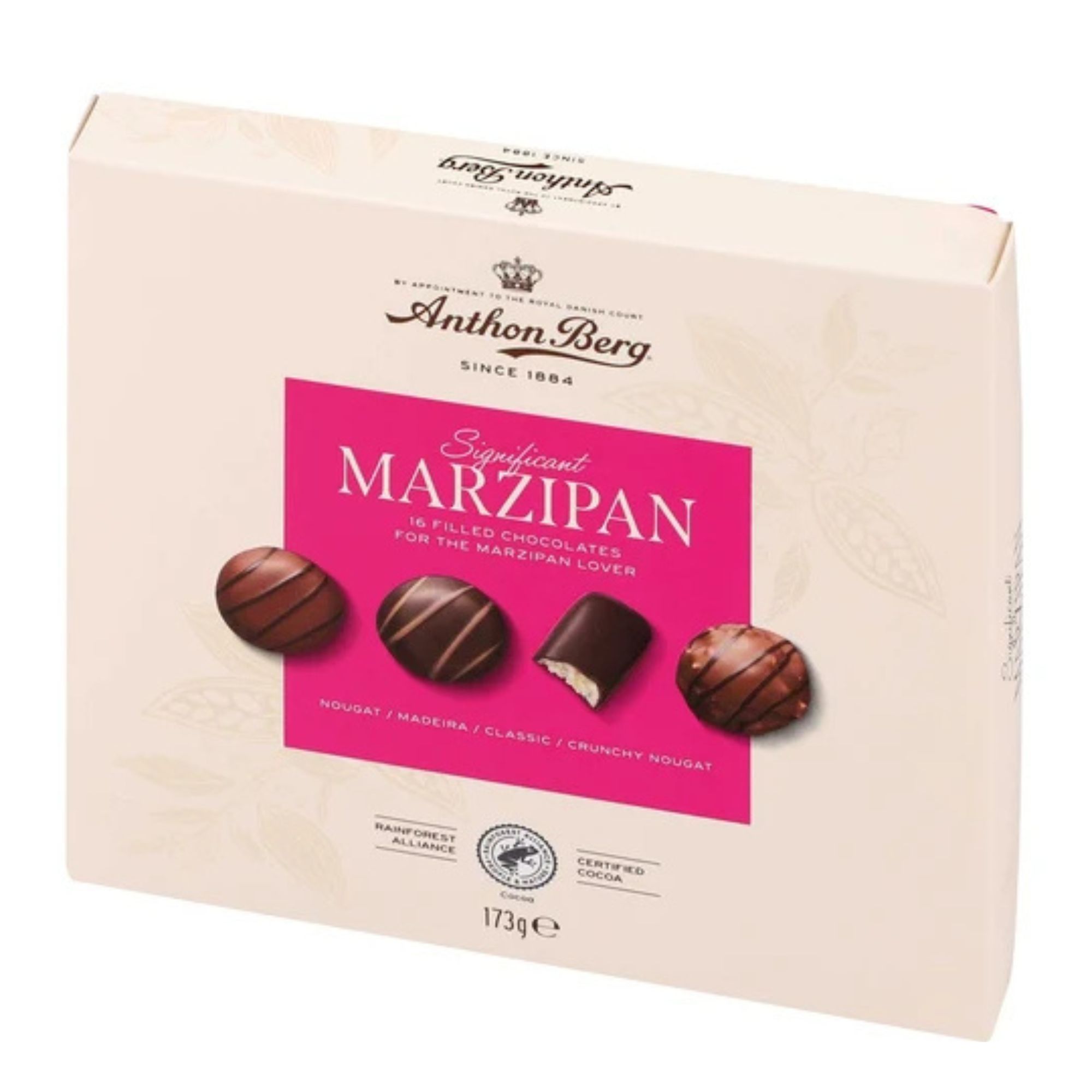 Anthon Berg Significant Marzipan Collection Gift Box 173g pack shot