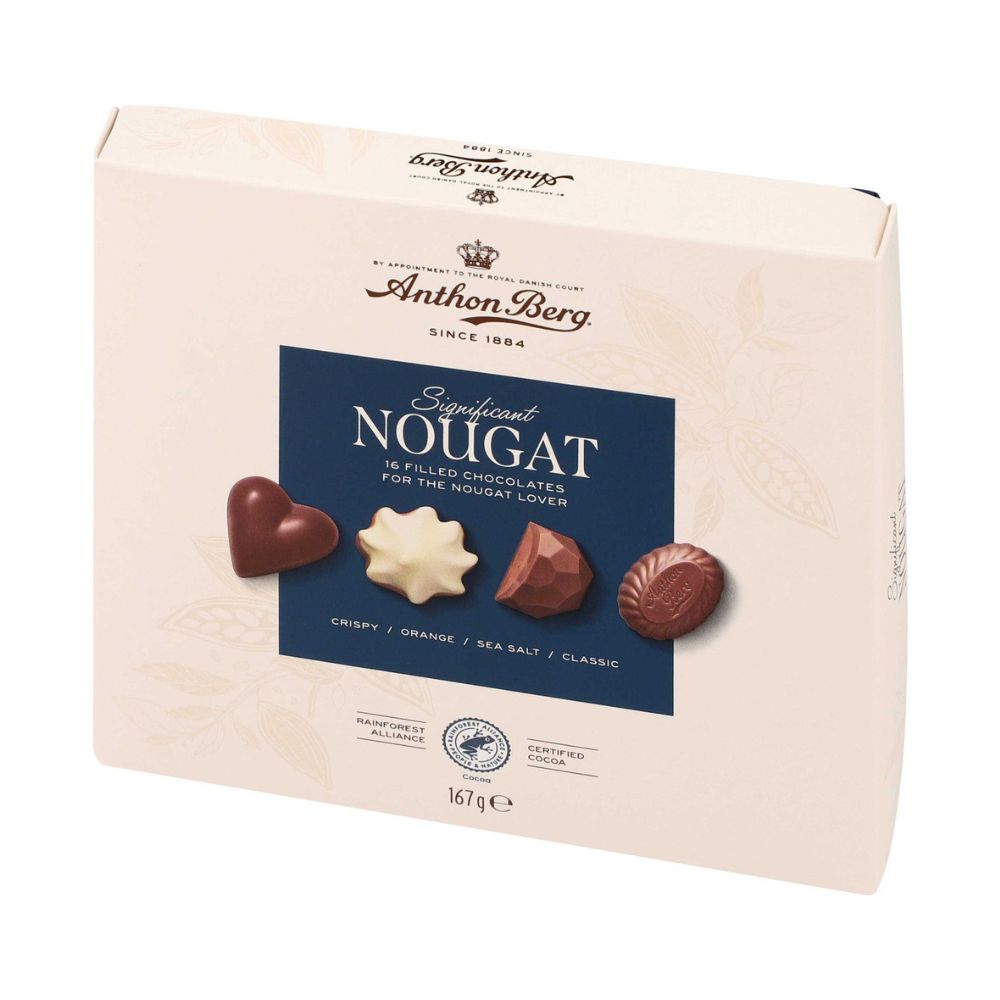 Anthon Berg Significant Nougat Collection Gift Box 167g pack shot