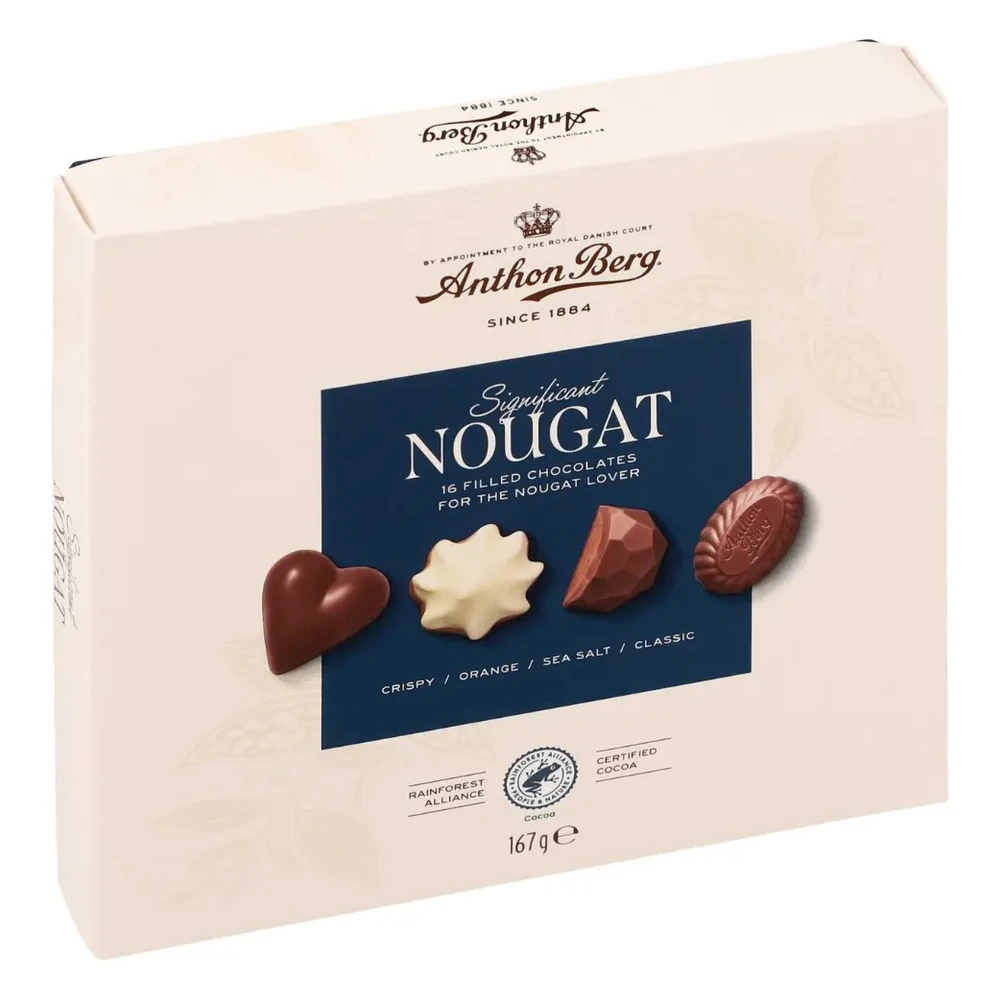 Anthon Berg Significant Nougat Collection Gift Box 167g pack shot