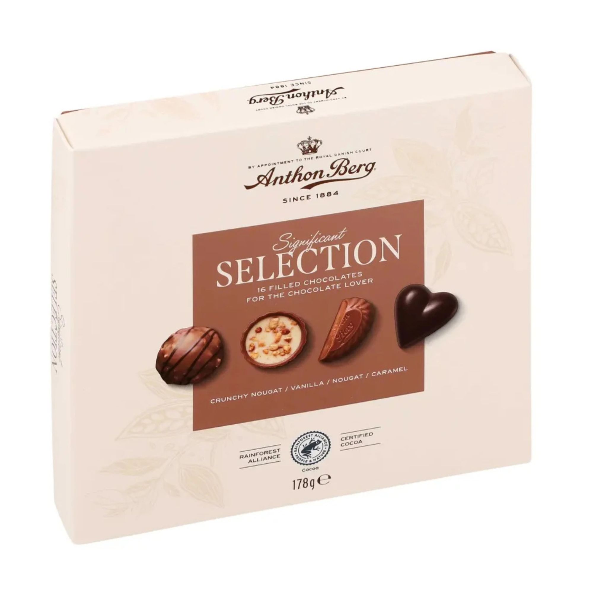 Anthon Berg Significant Assorted Chocolates Collection Gift Box 178g pack shot