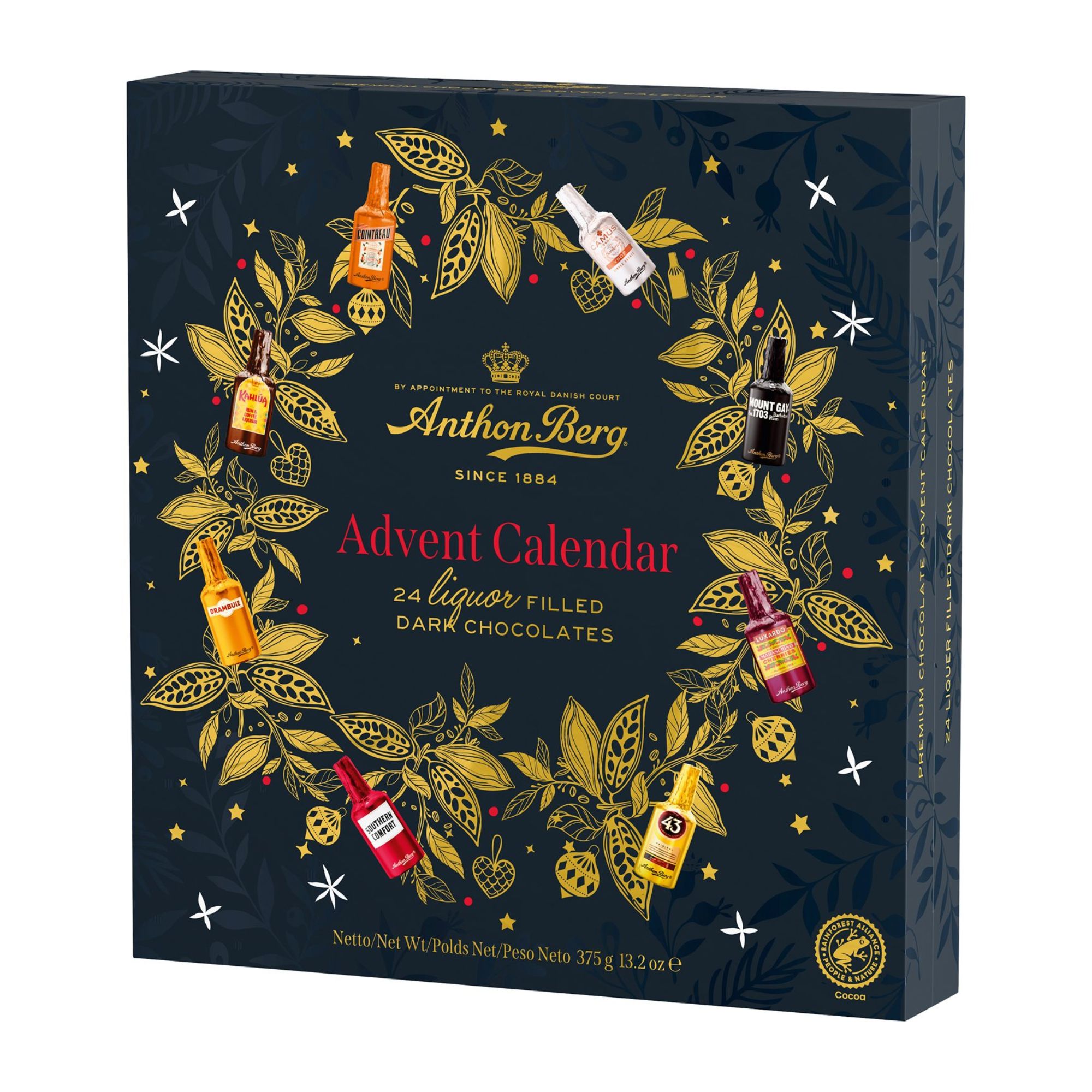 Anthon Berg Liqueur Advent Calendar 375g pack shot