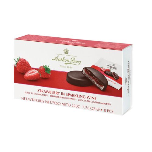 Anthon Berg Strawberry In Sparkling Wine 220g pack shot