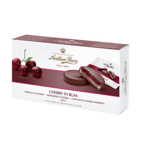 Anthon Berg Cherry In Rum 220g pack shot