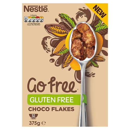 Nestle Go Free Gluten Free Choco Flakes 375g pack shot
