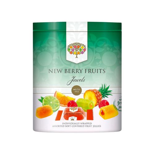 New Berry Fruits Jewels Gift Tin 210g pack shot