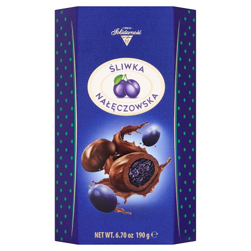 Solidarnosc Naleczowska Plums In Chocolate 190g pack shot