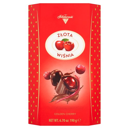 Solidarnosc Golden Cherry Chocolates 190g pack shot
