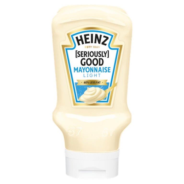 Heinz Mayonnaise Light Squeezy PM £2.89 400ml pack shot