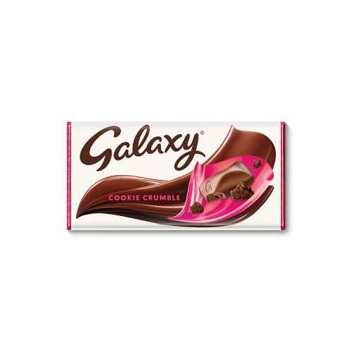 Galaxy Block Cookie Crumble 114g pack shot