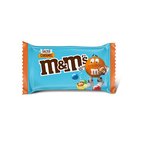 M&Ms Std Bag Salted Caramel 36g pack shot