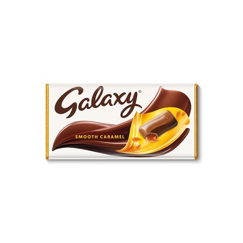 Galaxy Block Smooth Caramel 135g pack shot