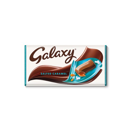 Galaxy Block Smooth Salted Caramel 135g pack shot