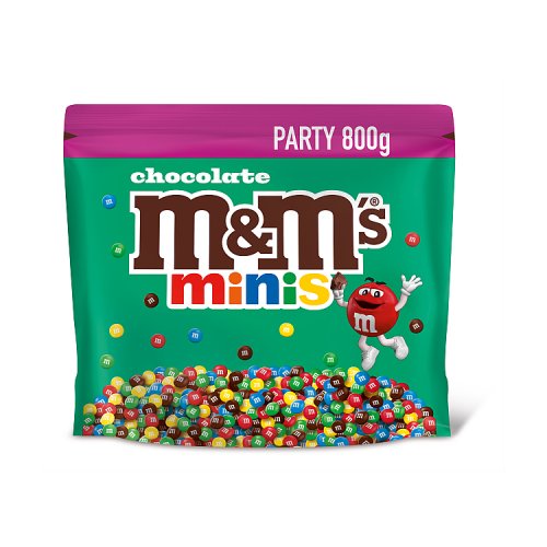 M&Ms Minis Party Pack 800g pack shot