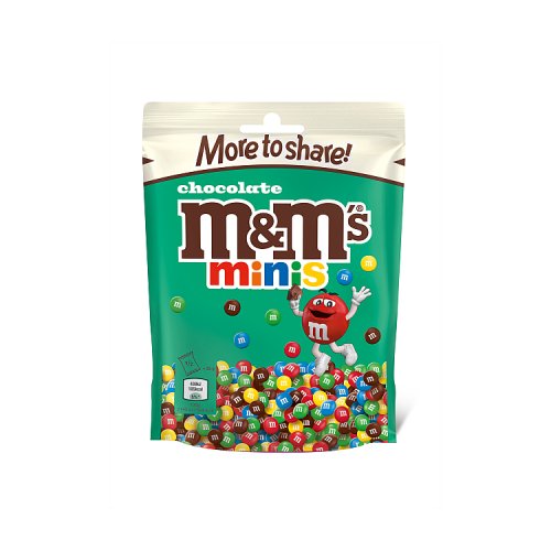M&Ms Minis More To Share Pouch 176g pack shot