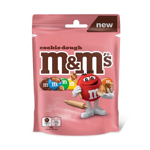 M&Ms Cookie Dough Pouch 102g pack shot