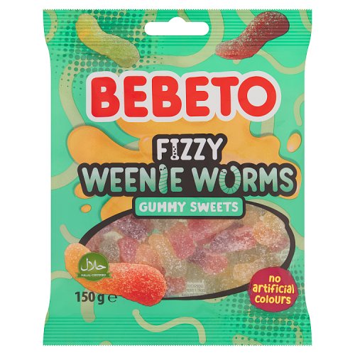 Bebeto Weenie Worms 150g pack shot