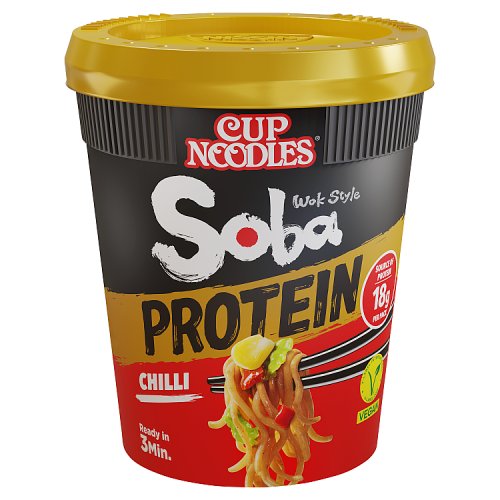 Soba Cup Protein Chilli Noodles 90g pack shot
