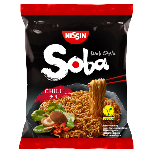 Nissin Chilli Noodles 111g pack shot