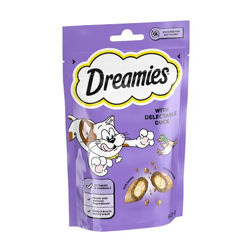 Dreamies Cat Treats With Duck 60g pack shot