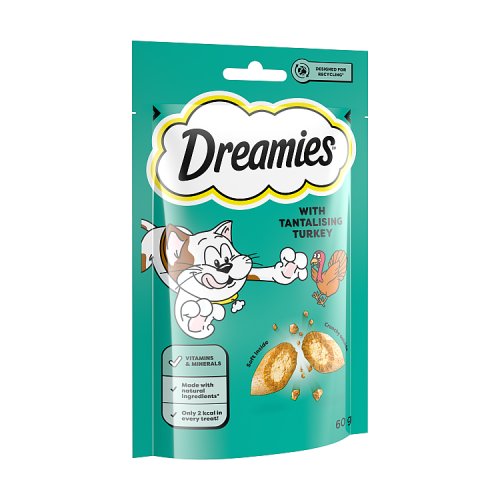 Dreamies Cat Treats With Turkey 60g pack shot