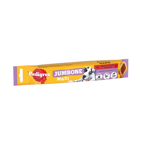 Pedigree Jumbone Large Dog Treat With Beef & Poultry 1 Chew 180g pack shot