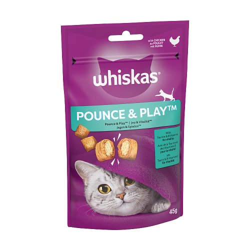 Whiskas Cat Treat Pounce & Play 45g pack shot