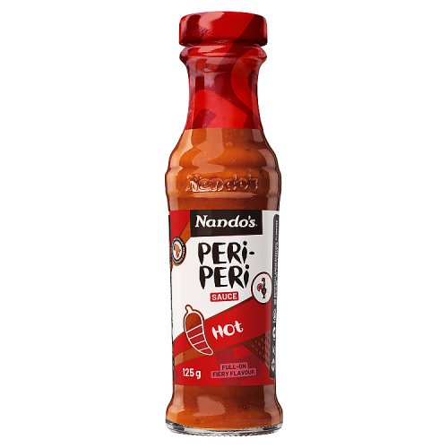 Nandos Hot Peri Peri Sauce 125g pack shot