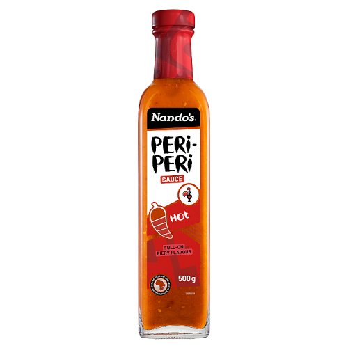 Nandos Hot Peri Peri Sauce 500g pack shot