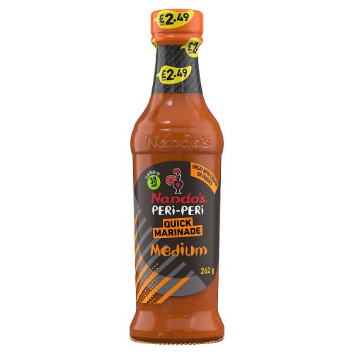Nandos Medium Peri Peri Marinade PM £2.49 260g pack shot