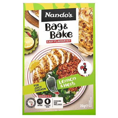 Nandos Bag N Bake Lemon & Herb 20g pack shot