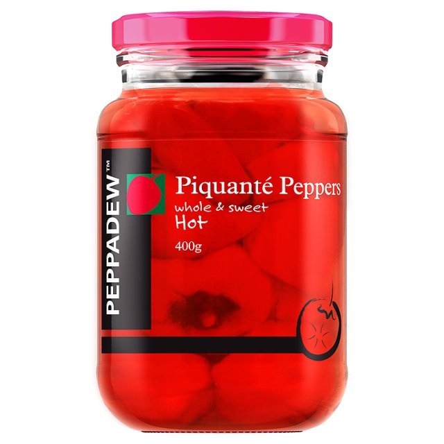 Peppadew Hot Whole Piquante Peppers 400g pack shot