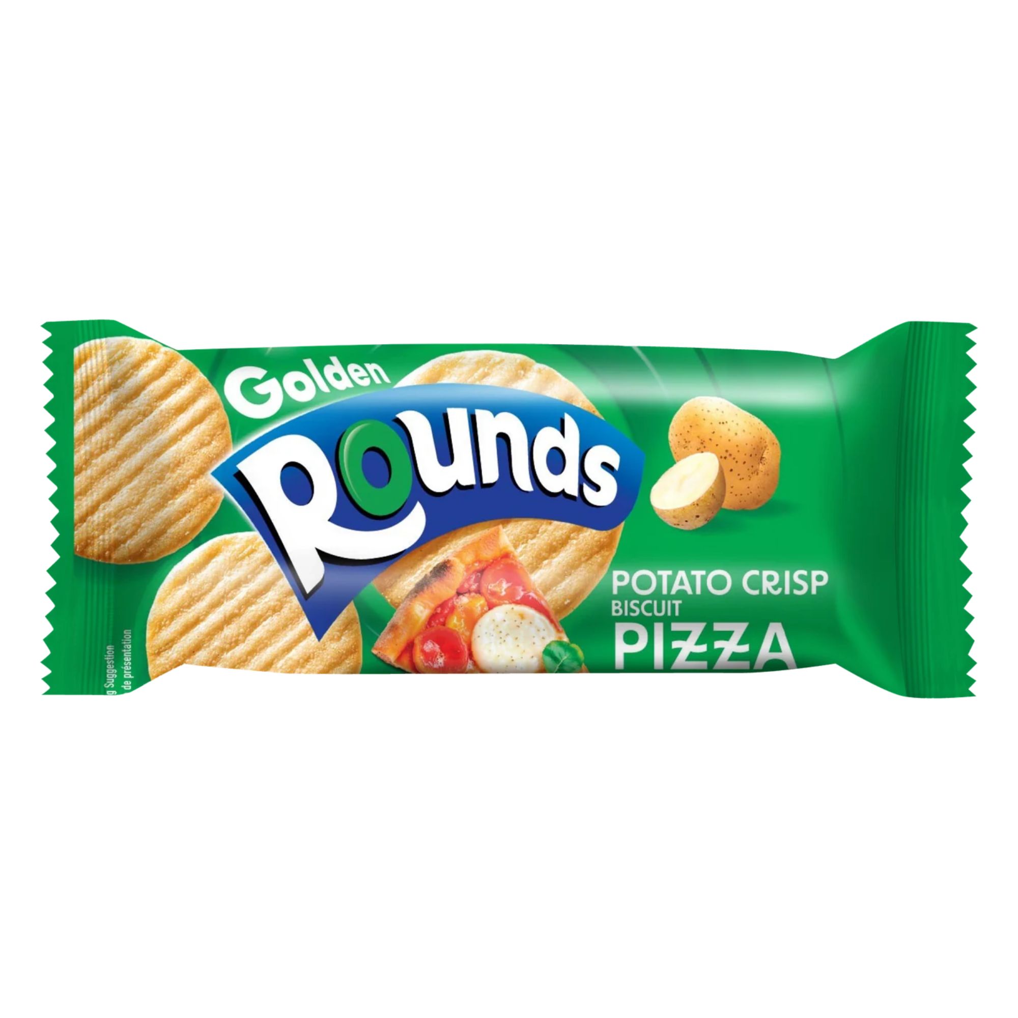 Golden Rounds Pizza 80g pack shot